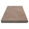 Msi Tuscany Walnut 16 In. X 24 In. Brushed Travertine Pool Coping ZOR-LSC-0018 - alternate 2